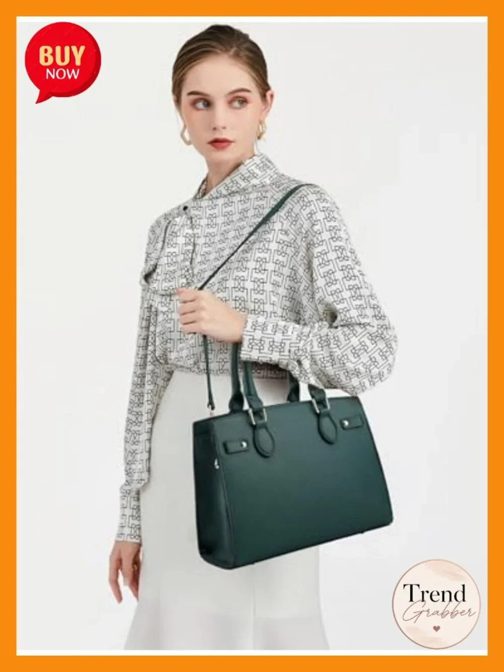 Faux Leather Satchel Purse Top Handle Shoulder Tote Crossbody Bag